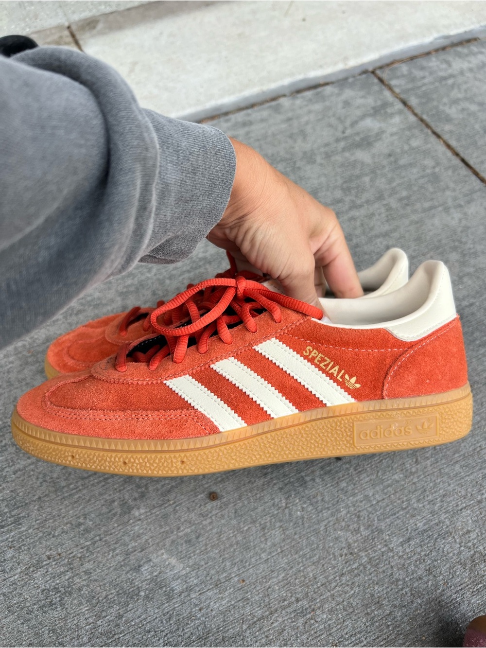 adidas Spezial Orange/red Suede Sneakers
